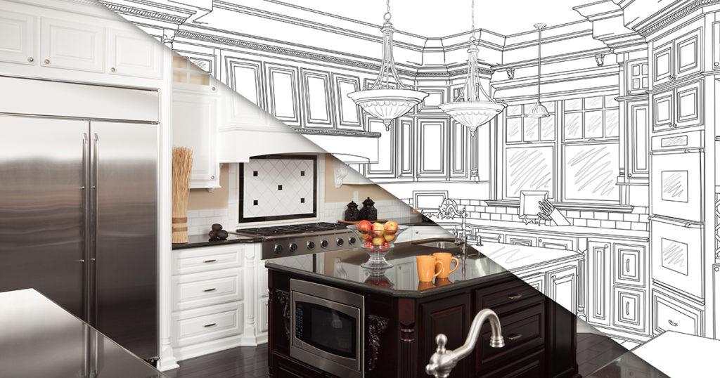 An ideal kitchen being imagined