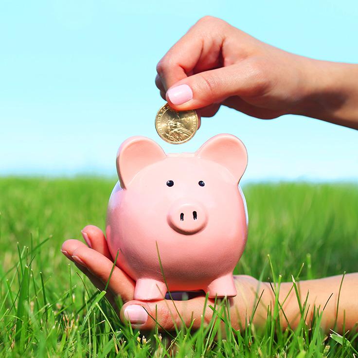 4 tips to keep money goals on track Piggy Bank